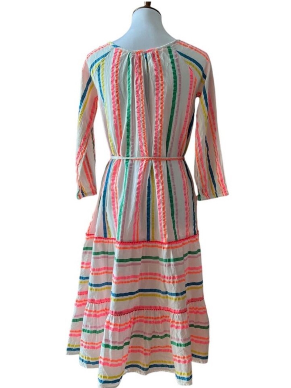Boden Dress 2 Boho Cotton XS dress Cordelia Small Anthropologie Vacation Cruise - Picture 12 of 17